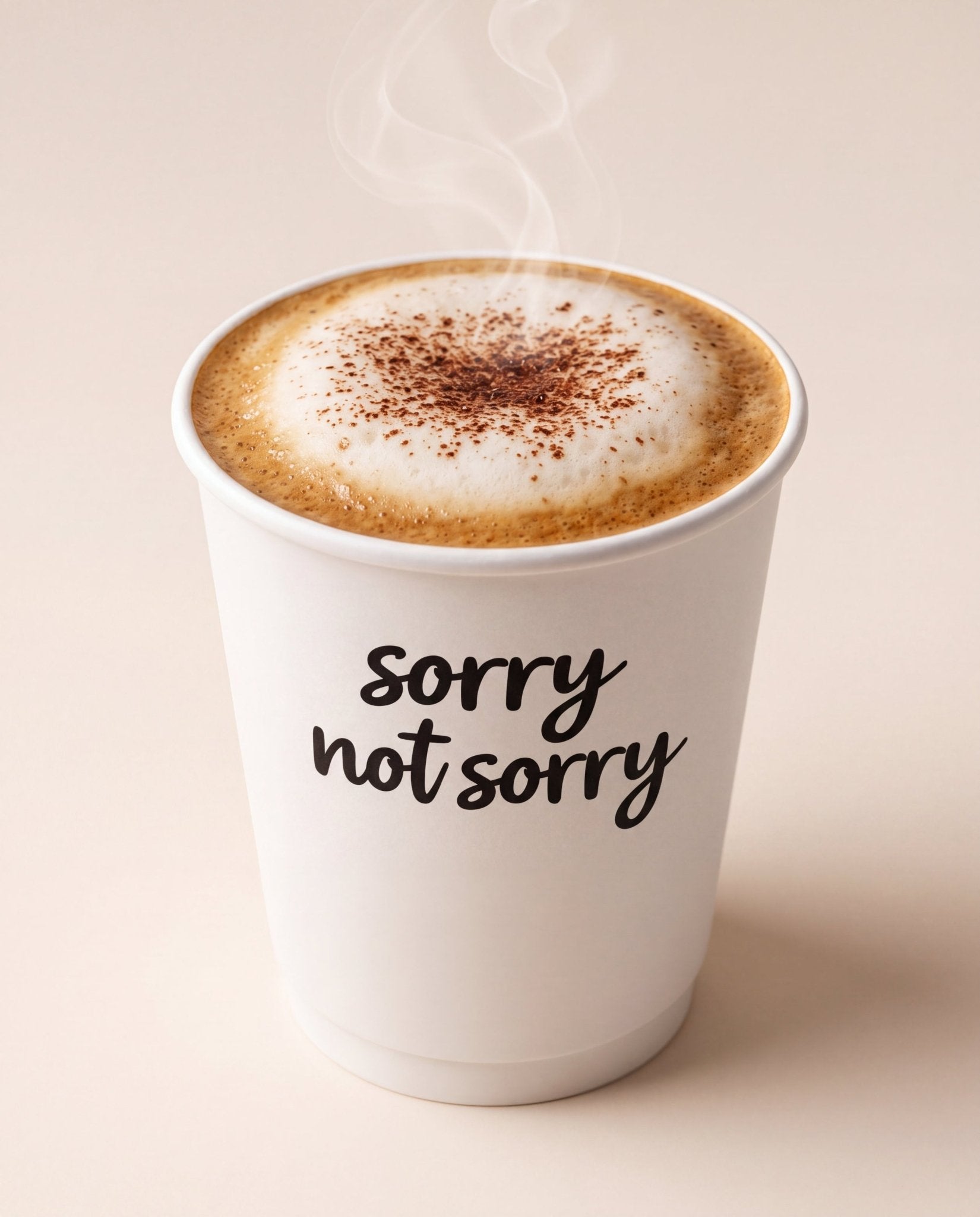 Cappuccino - Sorry Not Sorry Cafe