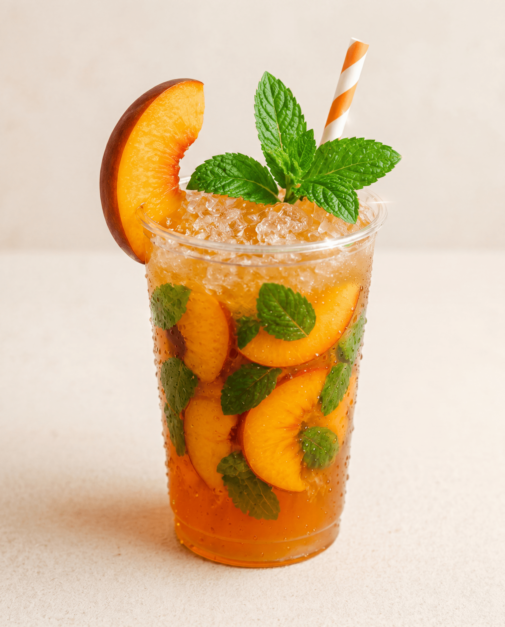 Peach Mojitos - Sorry Not Sorry Cafe