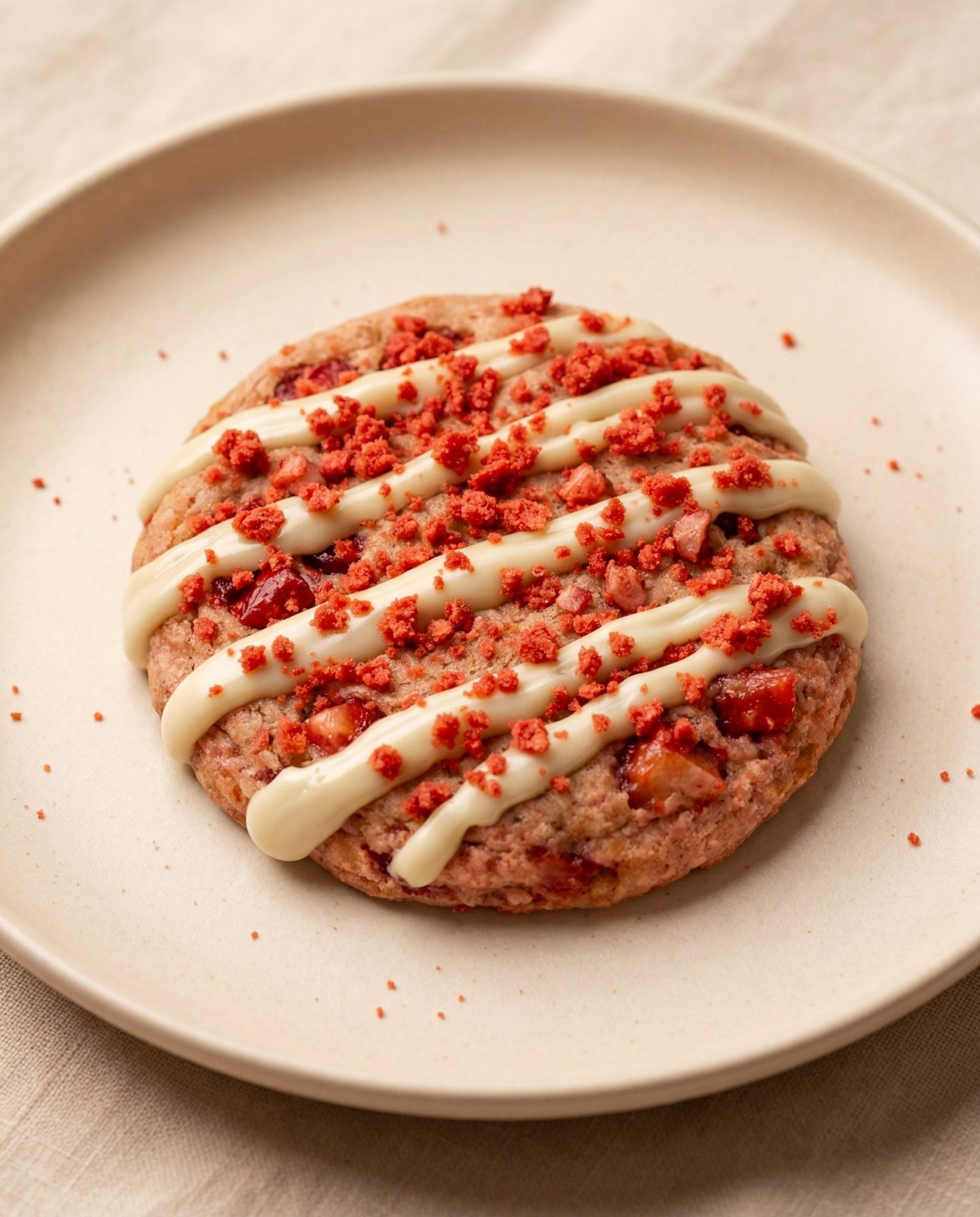 Strawberry cookie - Sorry Not Sorry Cafe